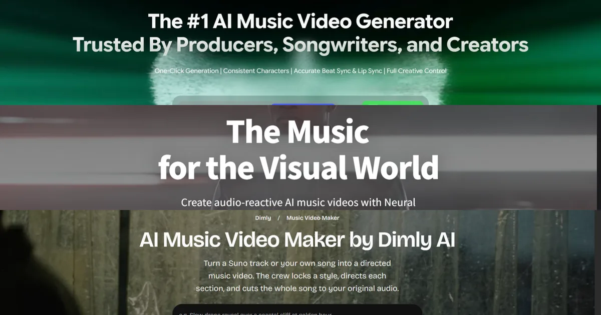 10 Best AI Music Video Generators in 2026 (Compared)